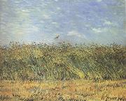 Wheat Field with a Lark (nn04) Vincent Van Gogh